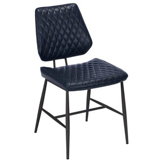 Dalton Dining Chair - Dark Blue PU Dalton Dining Chair - Dark Blue PU