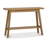 Brighstone Rustic Oak Console Table with Shelf Brighstone Rustic Oak Console Table with Shelf