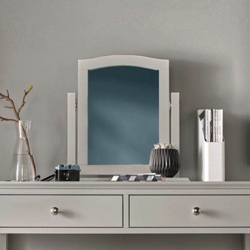 Ashby Soft Grey Vanity Mirror Ashby Soft Grey Vanity Mirror