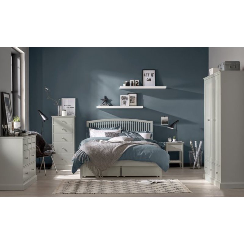 Ashby Soft Grey Slatted Bedstead Ashby Soft Grey Slatted Bedstead