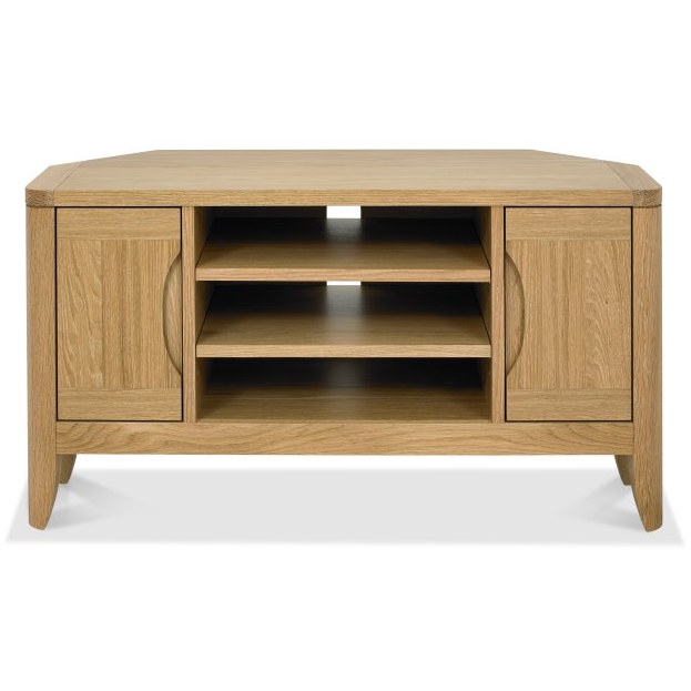 Chester Oak Corner Entertainment Unit Chester Oak Corner Entertainment Unit