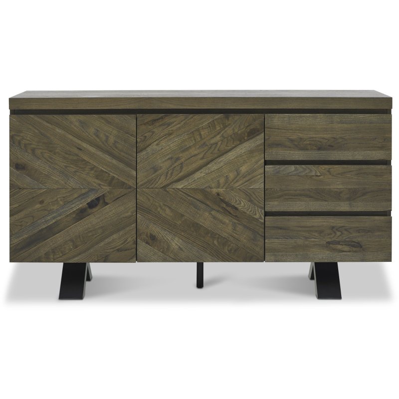 Elmfield - Fumed Oak Wide Sideboard