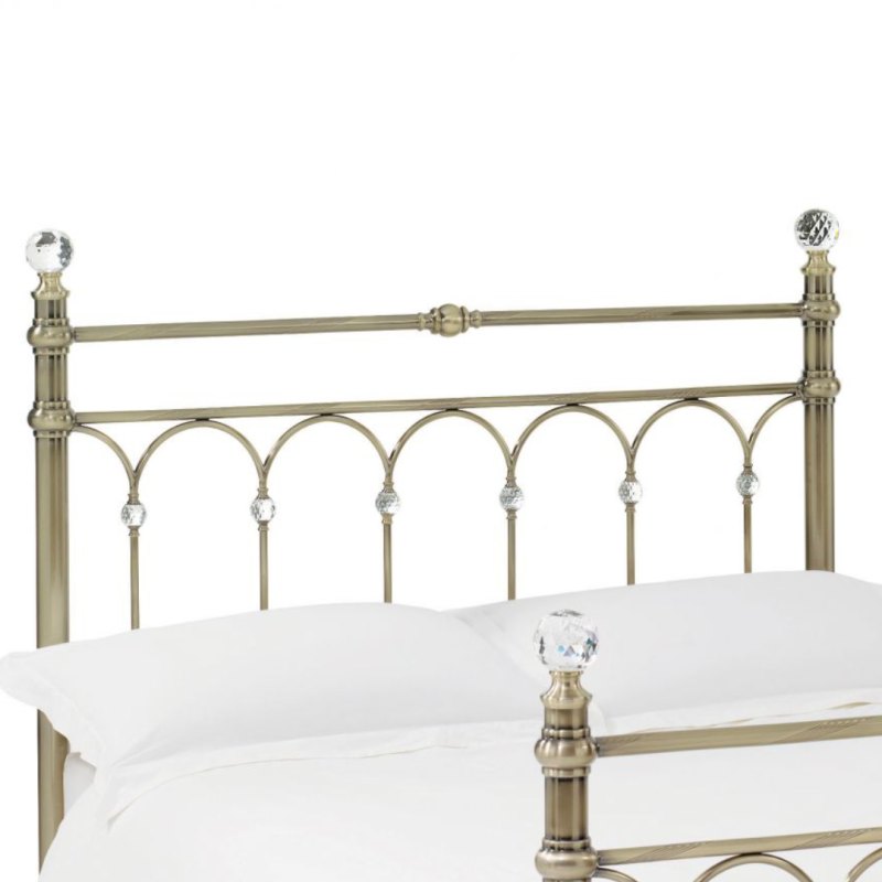 Kristie Antique Brass Headboard Kristie Antique Brass Headboard