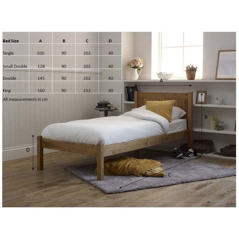 Oslo Finish Wooden Bedframe Solent Beds & Furniture Ltd