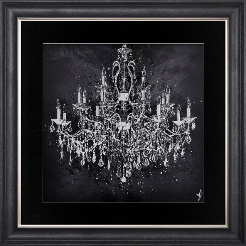 Chandelier - Grey Vegas Frame - 90x90cm Chandelier - Grey Vegas Frame - 90x90cm