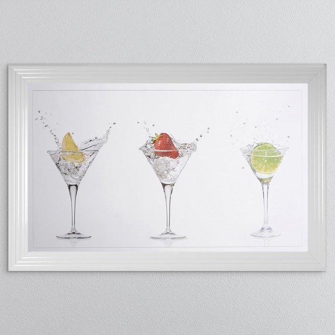 Cocktails! - White Frame - 114x74cm Cocktails! - White Frame - 114x74cm
