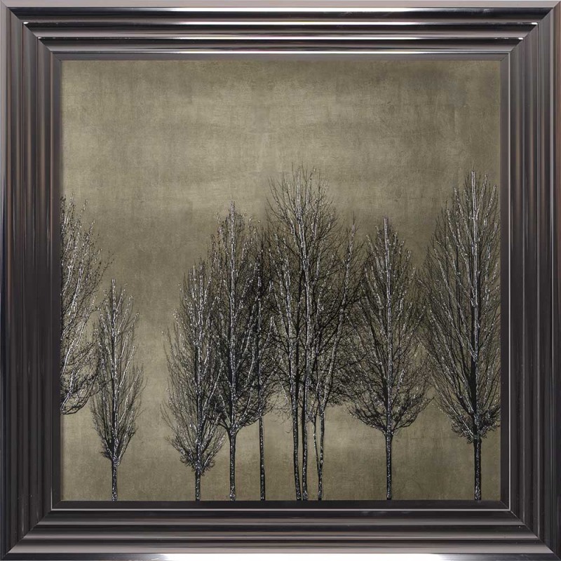 Gold Tree 1 - Metallic Frame - 75x75cm Gold Tree 1 - Metallic Frame - 75x75cm