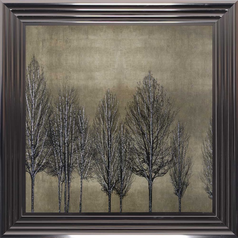 Gold Tree 2 - Metallic Frame - 75x75cm Gold Tree 2 - Metallic Frame - 75x75cm