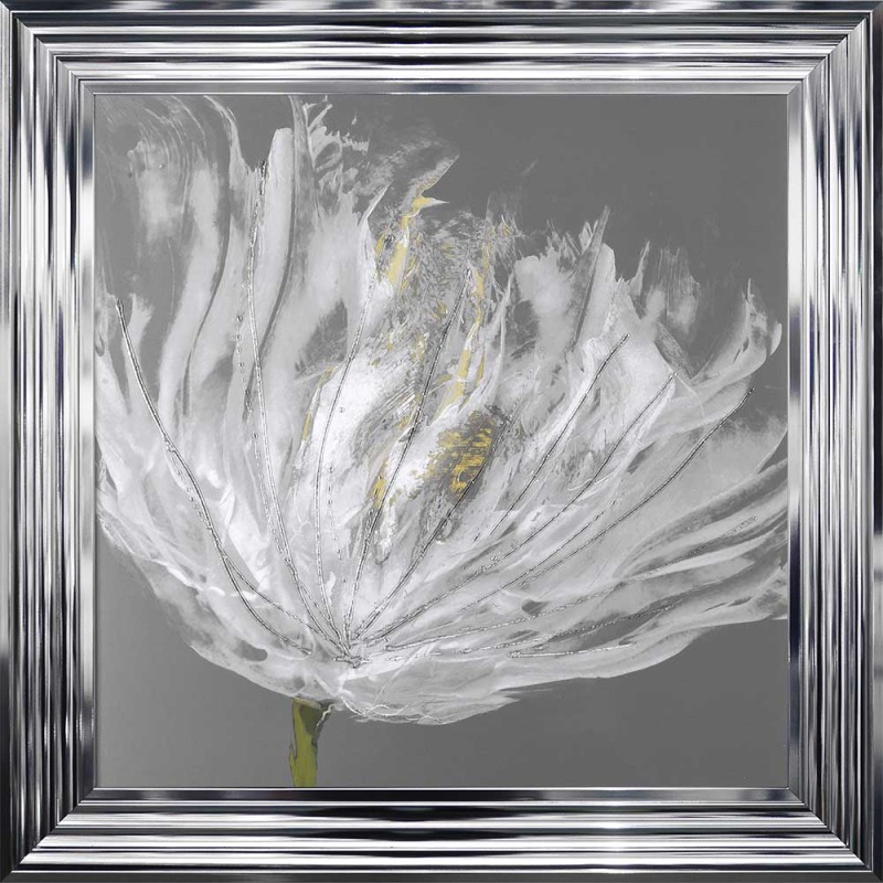 Tulip 1 - Chrome Frame - 75x75cm Tulip 1 - Chrome Frame - 75x75cm