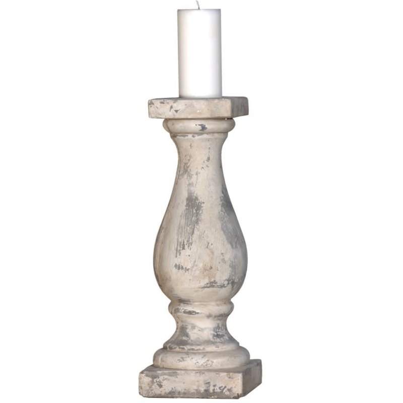 Large Stone Effect Candle Holder Large Stone Effect Candle Holder