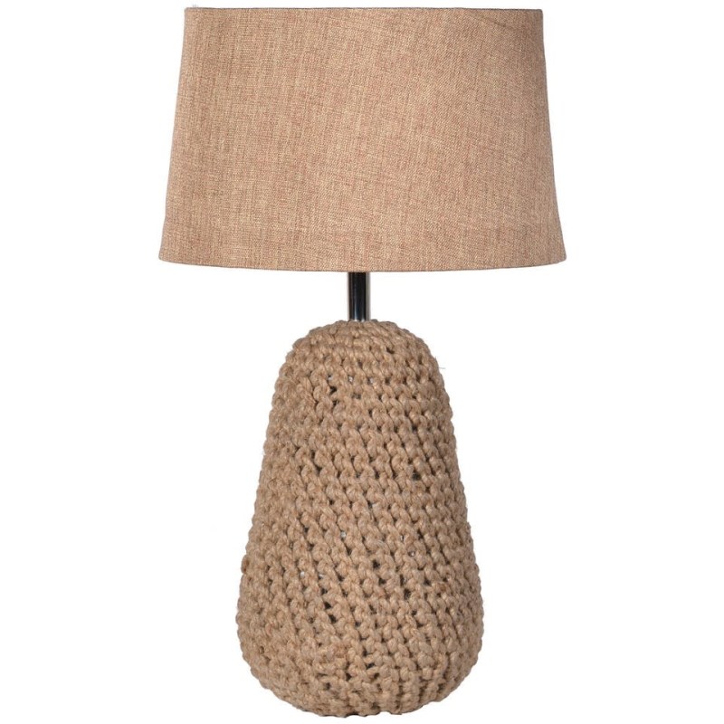 Jute Table Lamp with Shade Jute Table Lamp with Shade