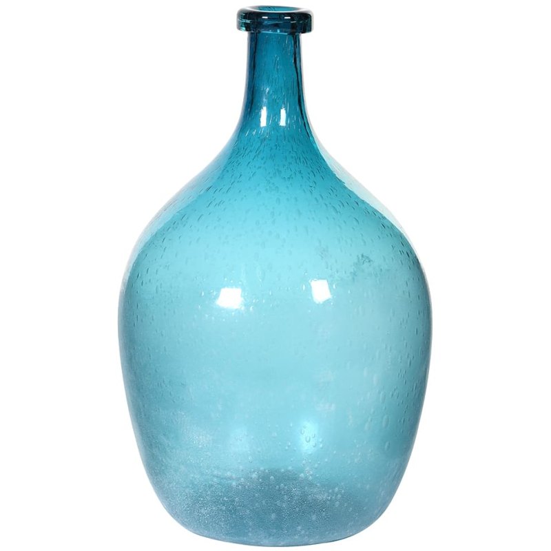 Large Blue Bottle Vase Large Blue Bottle Vase