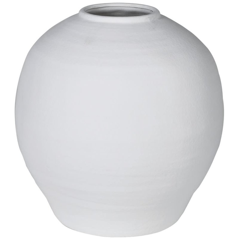 White Ball Ceramic Vase White Ball Ceramic Vase