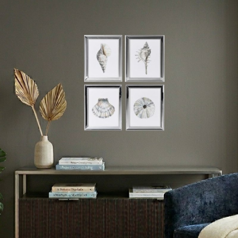 Shell Prints - Set of 4 Shell Prints - Set of 4