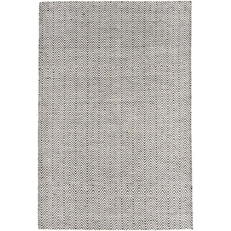 Ives Jute Flatweave Rug - Black White Ives Jute Flatweave Rug - Black White