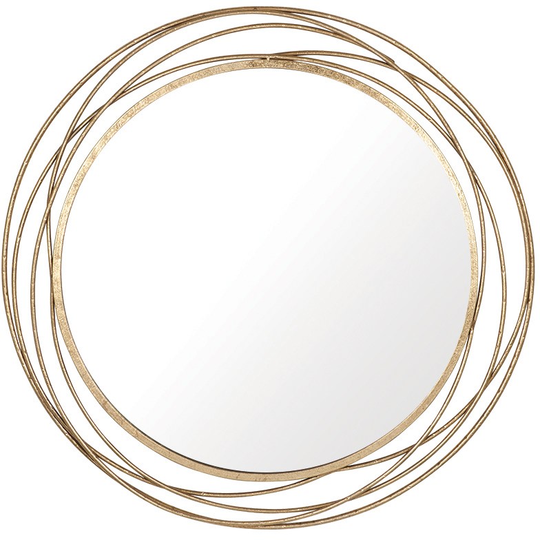 Antique Gold Metal Round Wall Mirror Antique Gold Metal Round Wall Mirror