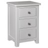 Wellow Painted 3 Drawer Bedside Wellow Painted 3 Drawer Bedside