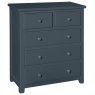 Wellow Painted 2+3 Drawer Chest Wellow Painted 2+3 Drawer Chest