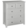 Wellow Painted 2+3 Drawer Chest Wellow Painted 2+3 Drawer Chest