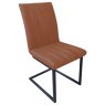 Fishbourne Retro Stitch Dining Chair in Tan