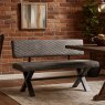 Fishbourne 180cm Uphostered Bench with Back in Graphite
