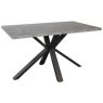 Fishbourne 135cm Compact Table - Stone Effect
