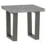 Fishbourne Lamp Table - Stone Effect