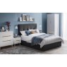Aria 2 Drawer Bedside - White Aria 2 Drawer Bedside - White