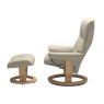 Stressless Large Mayfair Chair with Footstool Stressless Large Mayfair Chair with Footstool