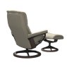 Stressless Small Mayfair Chair with Footstool Stressless Small Mayfair Chair with Footstool