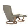 Stressless Medium Mayfair Chair with Footstool Stressless Medium Mayfair Chair with Footstool