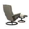 Stressless Medium Mayfair Chair with Footstool Stressless Medium Mayfair Chair with Footstool