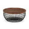 Sawyer Walnut Storage Coffee Table