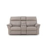 La-Z-boy Dixie 2 Seater Power Recliner with Head Tilt Lumber and Console