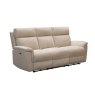 Darcey 3 Seater Power Recliner - Natural
