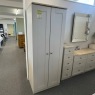 Shalfleet 2ft 6in Tall Plain Robe in Bardolino with Kaschmir Ash Drawers (ex display) SOLD AS SEEN