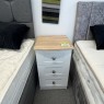 Shalfleet 3 Drawer Locker Bardolino Oak/White Ash Drawers (ex display) SOLD AS SEEN