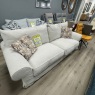 Collins & Hayes Lavinia Loose Cover Large Sofa in B195 with Scatters in C348 - ex display (SOLD AS S