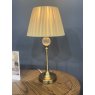 Acrylic and Metal Table Lamp Complete - (SOLD AS SEEN)