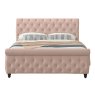 Clearance Madison 135cm Bedframe In Pink Clearance Madison 135cm Bedframe In Pink