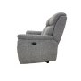 Furniture Link Kansas Electric Recliner 2 Seater Sofa - Grey Fabric