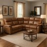 Kinsley Leather Power Recliner Corner Sofa