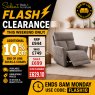 Ashley Power Recliner Chair - Acier or Twilight Fabric Ashley Power Recliner Chair - Acier or Twilight Fabric