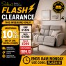 Ashley 2 Seater Power Recliner Sofa in Acier Fabric