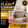 Ashley 3 Seater Power Recliner Sofa - Acier or Twilight Fabric Ashley 3 Seater Power Recliner Sofa - Acier or Twilight Fabric