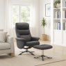 Houston Swivel Recliner with Stool Houston Swivel Recliner with Stool