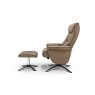 Houston Swivel Recliner with Stool Houston Swivel Recliner with Stool