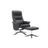 Houston Swivel Recliner with Stool Houston Swivel Recliner with Stool