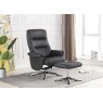 Houston Swivel Recliner with Stool Houston Swivel Recliner with Stool