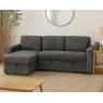 Nico Universal Corner Sofabed with Storage in Charcoal Nico Universal Corner Sofabed with Storage in Charcoal